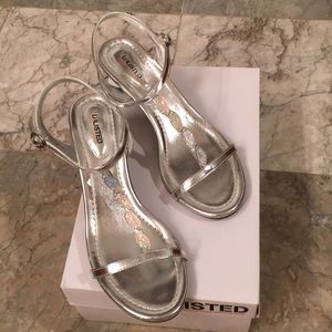 Unlisted silver sandals